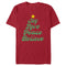 Men's Lost Gods Distressed Joy Love Peace Believe Tree T-Shirt