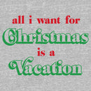 Men's Lost Gods All I Want for Christmas Is a Vacation T-Shirt