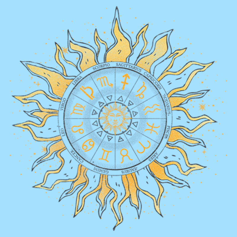 Men's Lost Gods Astrology Sun Wheel T-Shirt