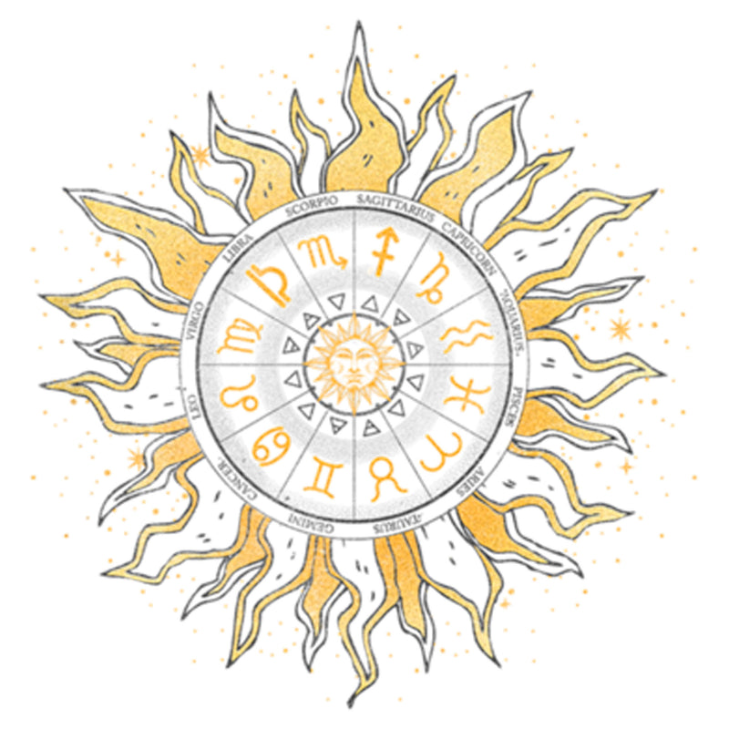 Women's Lost Gods Astrology Sun Wheel T-Shirt