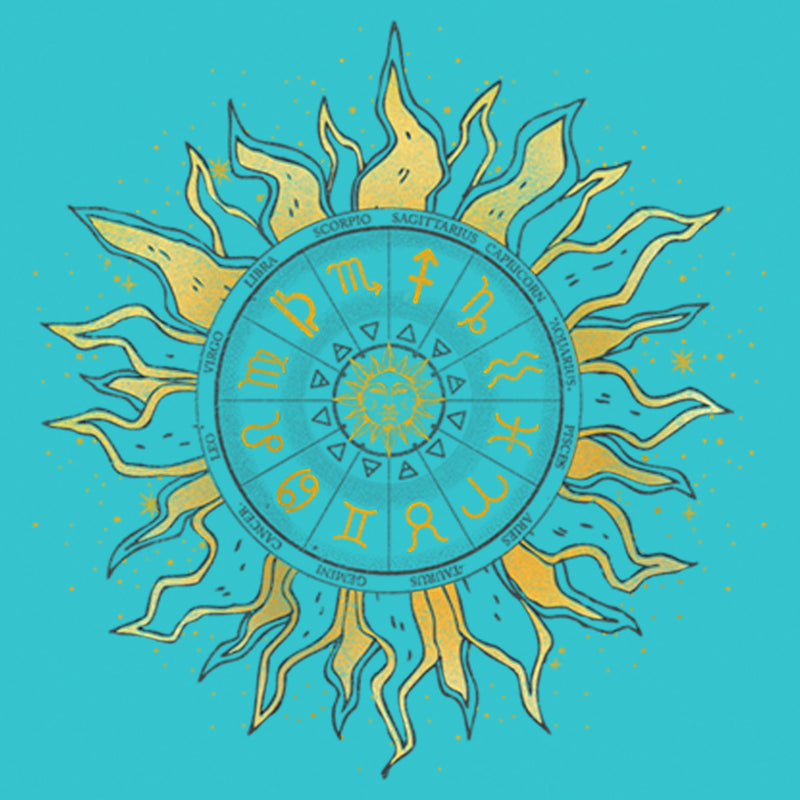 Girl's Lost Gods Astrology Sun Wheel T-Shirt