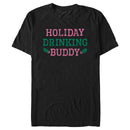 Men's Lost Gods Distressed Holiday Drinking Buddy T-Shirt