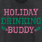 Women's Lost Gods Distressed Holiday Drinking Buddy Racerback Tank Top