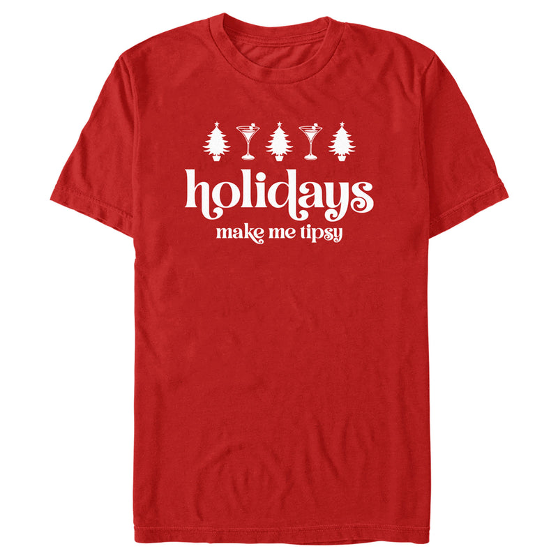 Men's Lost Gods Holidays Make Me Tipsy T-Shirt