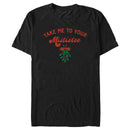 Men's Lost Gods Distressed Take Me to Your Mistletoe T-Shirt