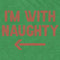 Men's Lost Gods I’m With Naughty T-Shirt