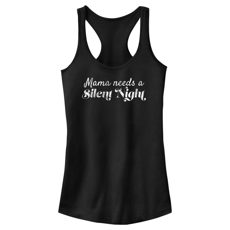 Junior's Lost Gods Silent Night Racerback Tank Top