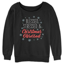 Junior's Lost Gods Christmas Obsessed Sweatshirt