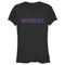 Junior's Beetlejuice Classic Purple Logo T-Shirt