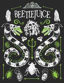 Men's Beetlejuice Sandworm and Betelgeuse Symmetrical T-Shirt