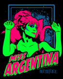 Men's Beetlejuice Neon Miss Argentina T-Shirt