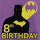 Girl's Batman 8th Birthday Bat Signal T-Shirt