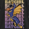 Girl's Batman Batgirl Distressed Retro Poster T-Shirt