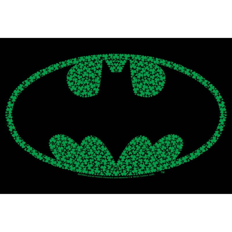 Men's Batman St. Patrick's Day Cloverfield Bat Logo T-Shirt