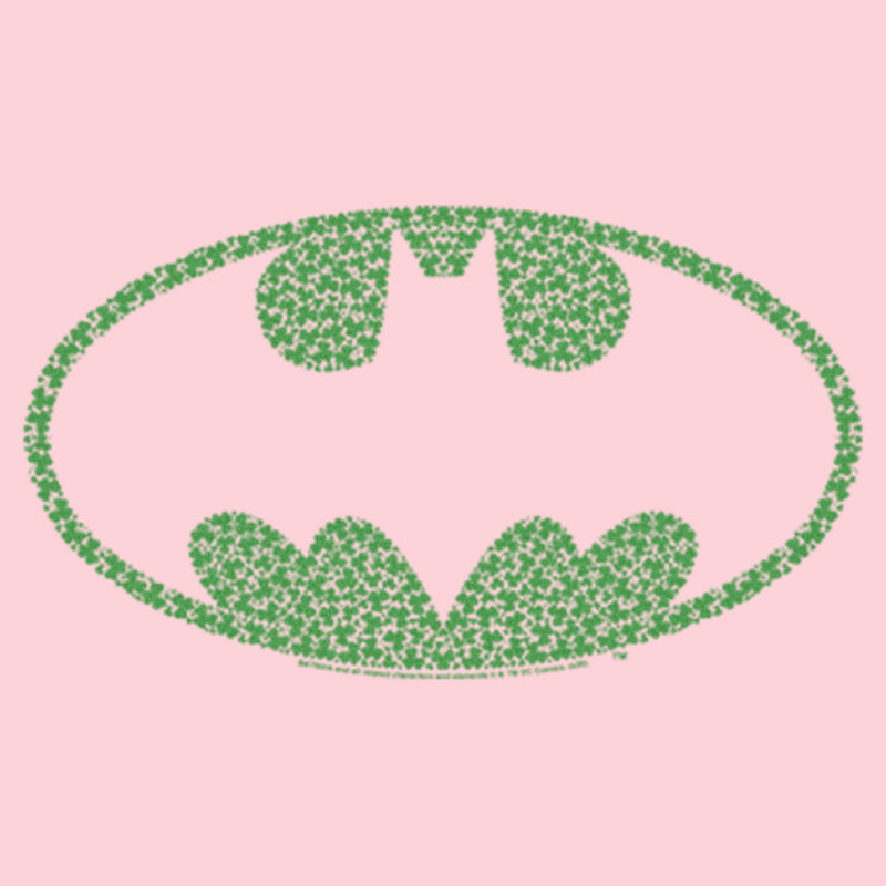 Infant's Batman St. Patrick's Day Clover Fill Bat Logo Onesie