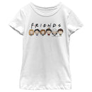 Girl's Friends Chibi Characters T-Shirt