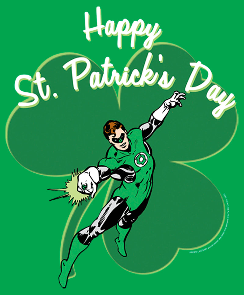 Junior's Green Lantern Happy St. Patrick's Day T-Shirt