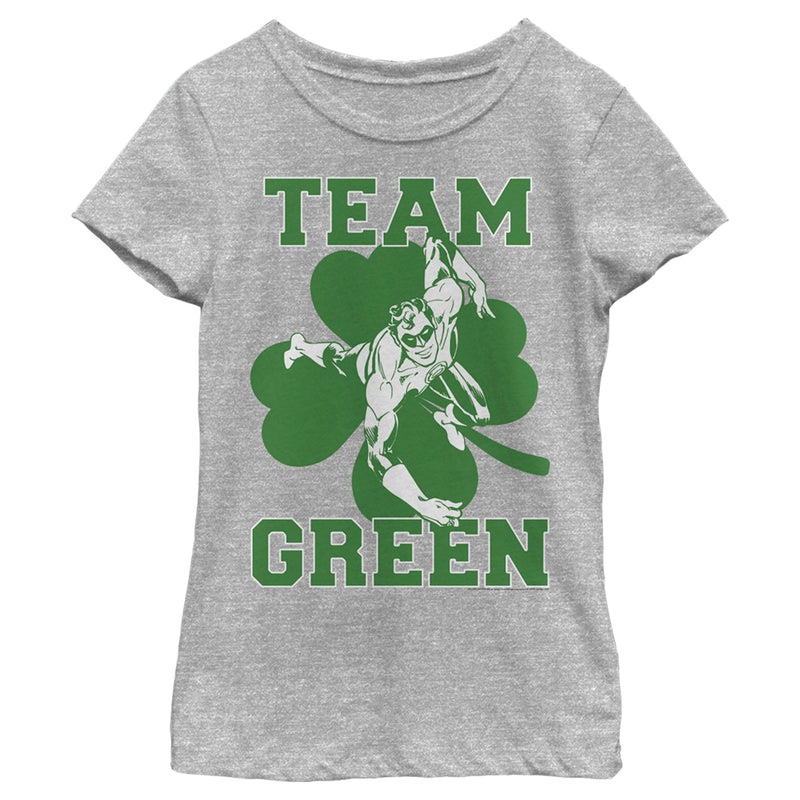 Girl's Green Lantern St. Patrick's Day Team Green T-Shirt