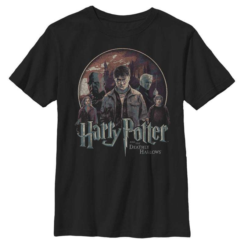 Boy's Harry Potter Deathly Hallows Group Shot T-Shirt