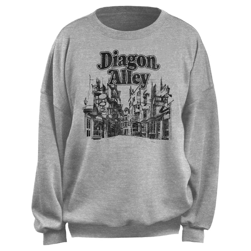 Junior's Harry Potter Diagon Alley Sketch Sweatshirt