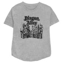 Women's Harry Potter Distressed Diagon Alley Sketch T-Shirt