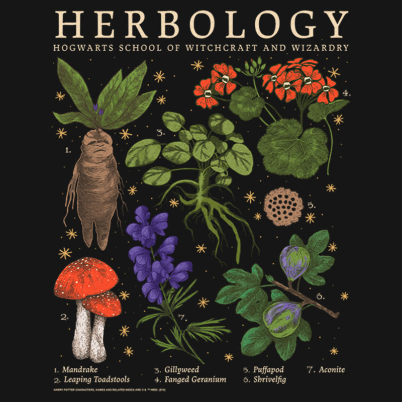 Women's Harry Potter Hogwarts Herbology T-Shirt