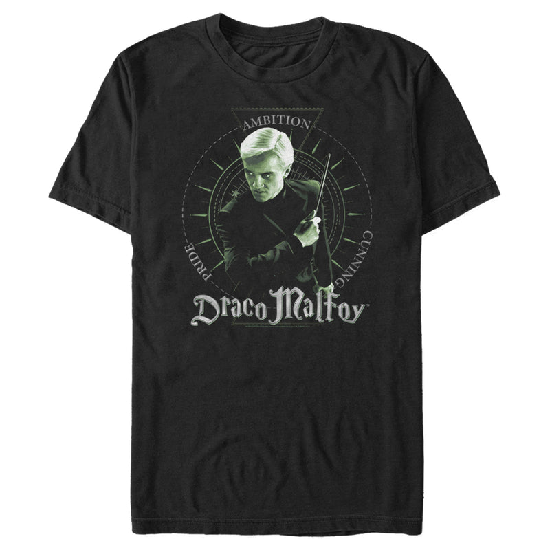 Men's Harry Potter Draco Malfoy Pride, Ambition, and Cunning T-Shirt