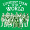 Junior's Justice League St. Patrick's Day Luckiest Team in the World T-Shirt