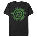 Men's Justice League St. Patrick's Day Green Arrow This is my Lucky Shirt T-Shirt