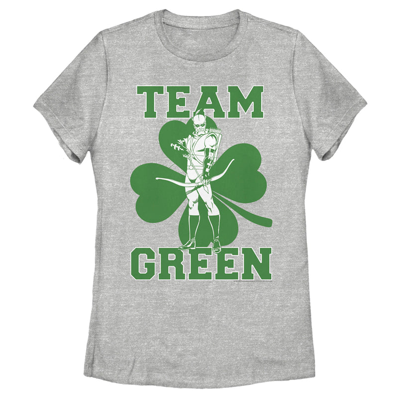 Women's Justice League St. Patrick's Day Green Arrow Team Green T-Shirt