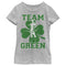 Girl's Justice League St. Patrick's Day Green Arrow Team Green T-Shirt
