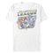Men's Justice League Classic American Hero Collage T-Shirt