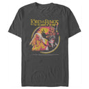 Men's The Lord of the Rings Fellowship of the Ring Distressed Retro Poster T-Shirt