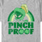 Men's Looney Tunes St. Patrick's Day Marvin the Martian Pinch Proof T-Shirt