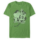 Men's Looney Tunes St. Patrick's Day Four-Leaf Clover Group T-Shirt