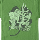 Men's Looney Tunes St. Patrick's Day Four-Leaf Clover Group T-Shirt