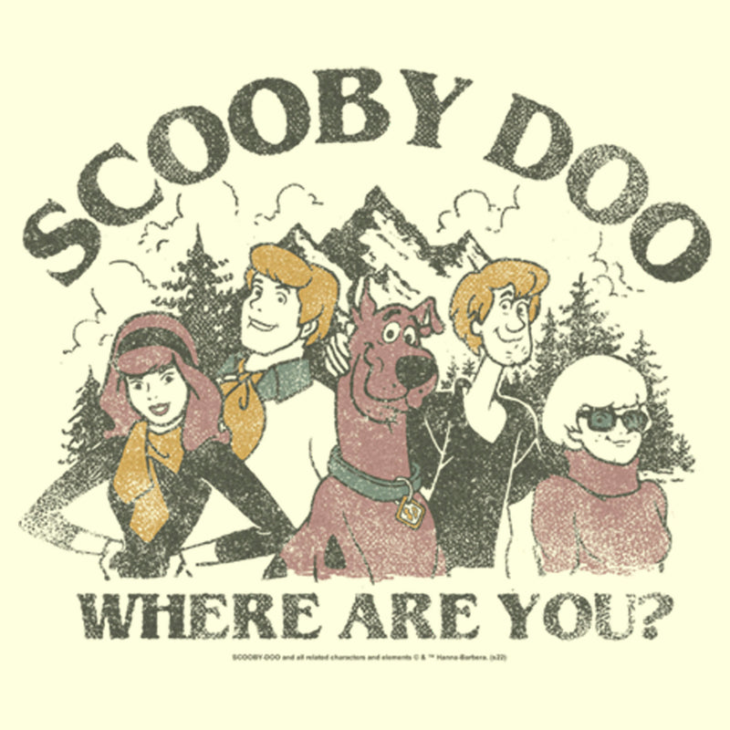 Men's Scooby Doo Mystery Gang Where Are You? T-Shirt