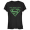 Junior's Superman St. Patrick's Day Who Needs Luck? T-Shirt