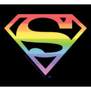 Men's Superman Classic Logo Rainbow T-Shirt