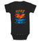 Infant's Superman Hero Chest Costume Onesie