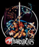 Men's ThunderCats Vintage Character Collage Circle T-Shirt