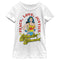 Girl's Wonder Woman Peace Love Justice Poster T-Shirt