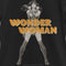 Girl's Wonder Woman Black and White Portrait T-Shirt