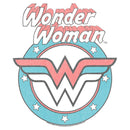 Women's Wonder Woman Retro Comic Logo T-Shirt