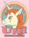 Junior's Dungeons & Dragons Uni Unicorn Cartoon T-Shirt