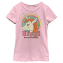 Girl's Dungeons & Dragons Uni Unicorn Cartoon T-Shirt