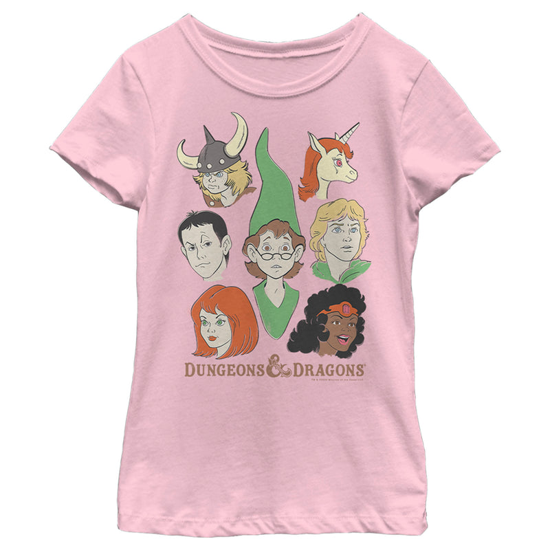 Girl's Dungeons & Dragons Cartoon Favorite Players T-Shirt
