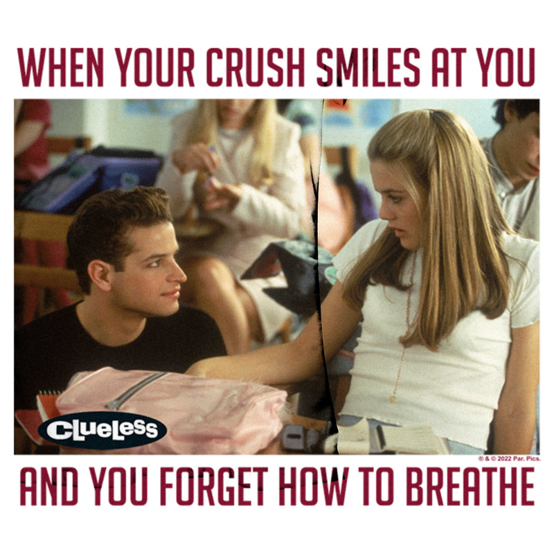 Junior's Clueless When Your Crush Smiles At You T-Shirt