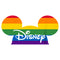 Boy's Disney Mickey Ears Rainbow Pride T-Shirt