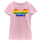 Girl's Disney Mickey Ears Rainbow Pride T-Shirt